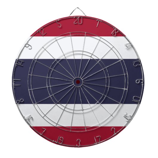 Vlag van Thailand Dartbord (Voorkant)