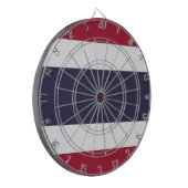 Vlag van Thailand Dartbord (Voorkant Links)