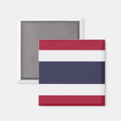 Vlag van Thailand Magneet (Voorkant / Achterkant)