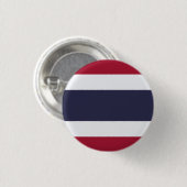 Vlag van Thailand Ronde Button 3,2 Cm (Voorkant /achterkant)