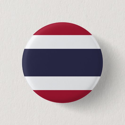 Vlag van Thailand Ronde Button 3,2 Cm (Voorkant)