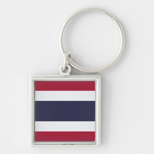 Vlag van Thailand Sleutelhanger (Voorkant)