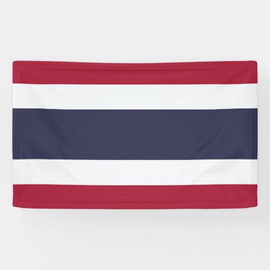 Vlag van Thailand Spandoek (Horizontaal)