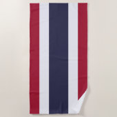 Vlag van Thailand Strandlaken (Voorkant)