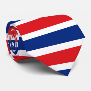 Vlag van Thailand Stropdas