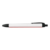 Vlag van Thuringia Black Ink Pen (Bovenkant)