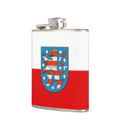Vlag van Thuringia Flask Heupfles (Links)