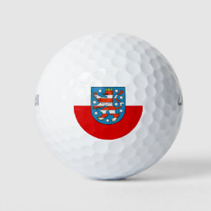 Vlag van Thuringia Golf Balls Golfballen