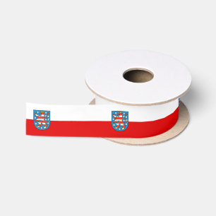 Vlag van Thuringia Satin Ribbon Lint