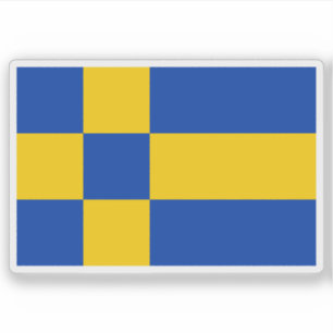 Vlag van Tilburg, Nederland Sticker