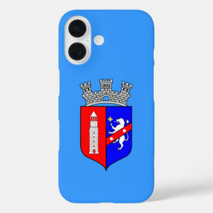 Vlag van Tirana, Albanië iPhone 16 Hoesje