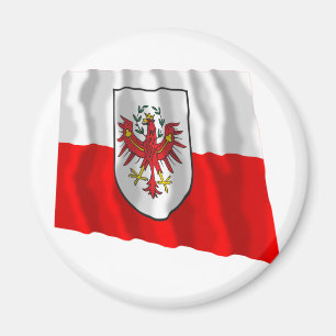 Vlag van Tirol, Oostenrijk Magneet