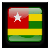 Vlag van Togo Perfect Poster (Voorkant)
