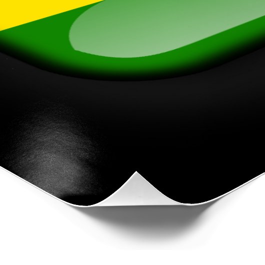 Vlag van Togo Perfect Poster (Hoek)