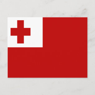VLAG VAN TONGA BRIEFKAART