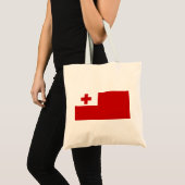 Vlag van Tonga Budget Tas (Voorkant (product))