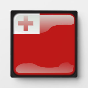 Vlag van Tonga Fotoplaat