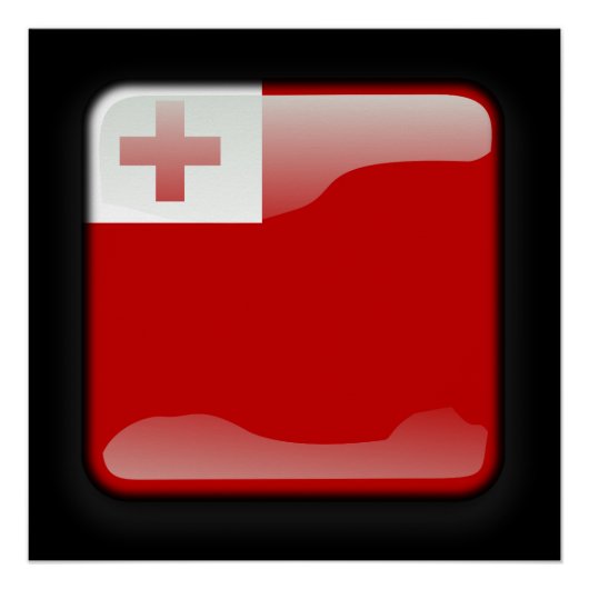 Vlag van Tonga Perfect Poster (Voorkant)