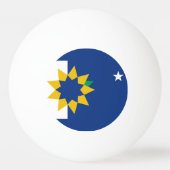 Vlag van Topeka, Kansas Pingpongballen (Achterkant)