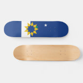 Vlag van Topeka, Kansas Skateboard (Horizontaal)