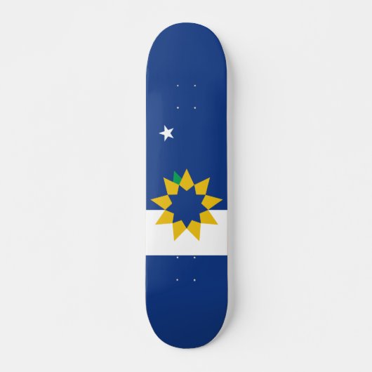 Vlag van Topeka, Kansas Skateboard (Voorkant)