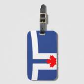 Vlag van Toronto, Ontario Bagagelabel (Voorkant (verticaal))