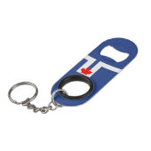 Vlag van Toronto, Ontario Sleutelhanger Bottle Ope Mini Flessenopener (Voorkant Gekanteld)
