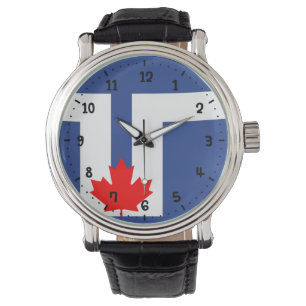 Vlag van Toronto, Ontario Watch Horloge