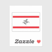 Vlag van Toscane, ITALIË Sticker (Vel)