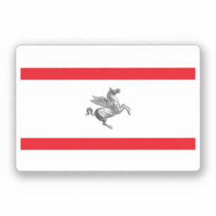 Vlag van Toscane, ITALIË Sticker