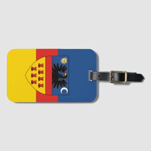 Vlag van Transsylvanië Bagagelabel (Voorkant (horizontaal))