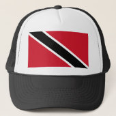 vlag van Trindadian en Tobagonian (Trinbagonian) Trucker Pet (Voorkant)