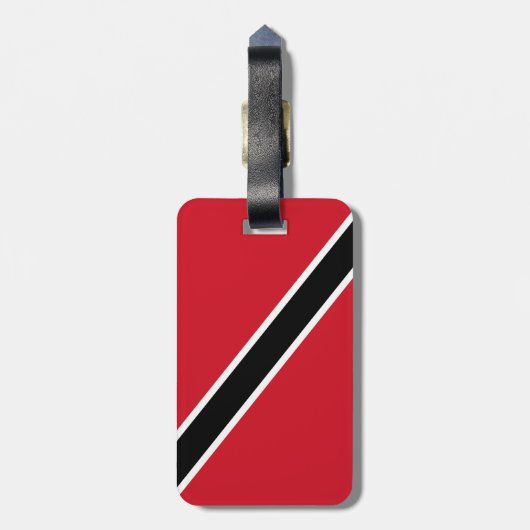 vlag van Trinidad en Tobago Bagagelabel (Achterkant verticaal)