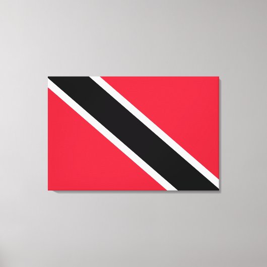 Vlag van Trinidad en Tobago Canvas Afdruk (Voorkant)