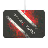 Vlag van Trinidad en Tobago Dot Luchtverfrisser (Voorkant)