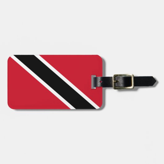 Vlag van Trinidad en Tobago Easy ID Personal Bagagelabel (Voorkant horizontaal)