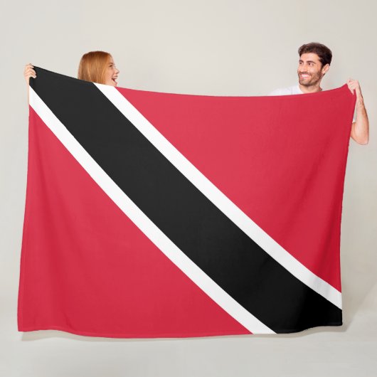 Vlag van Trinidad en Tobago Fleece Deken (In situ)