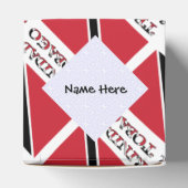 Vlag van Trinidad en Tobago in Jouw naam Bedankdoosjes (Bovenkant)