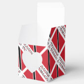 Vlag van Trinidad en Tobago in Jouw naam Bedankdoosjes (Geopend)