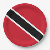 vlag van Trinidad en Tobago Papieren Bordje (Voorkant)