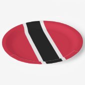 Vlag van Trinidad en Tobago Papieren Bordje (Gekanteld)