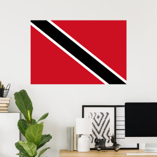 vlag van Trinidad en Tobago Poster