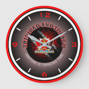 Vlag van Trinidad en Tobago (Putpatroon) Grote Klok