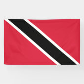 Vlag van Trinidad en Tobago Spandoek (Horizontaal)