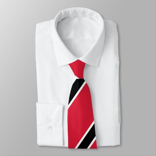 Vlag van Trinidad en Tobago Stropdas (Gebonden)