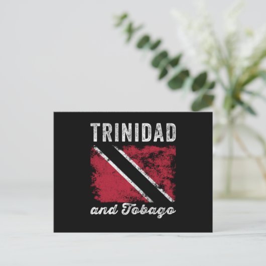 Vlag van Trinidad en Tobago verhit Briefkaart (Staand voorkant)