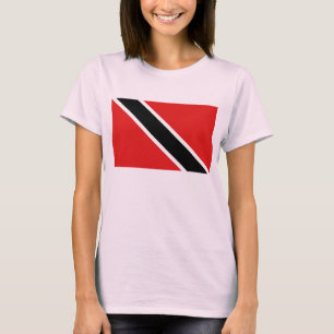 Vlag van Trinidad en Tobago x Map T-Shirt