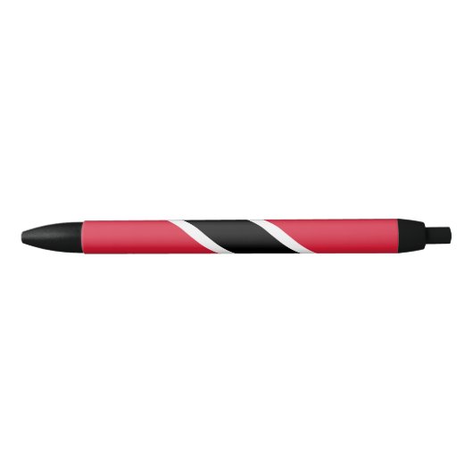 Vlag van Trinidad en Tobago Zwarte Inkt Pen (Voorkant)