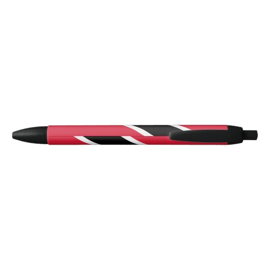 Vlag van Trinidad en Tobago Zwarte Inkt Pen (Achterkant)