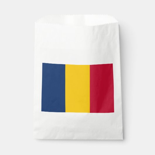 Vlag van Tsjaad Bedankzakje (Voorkant)